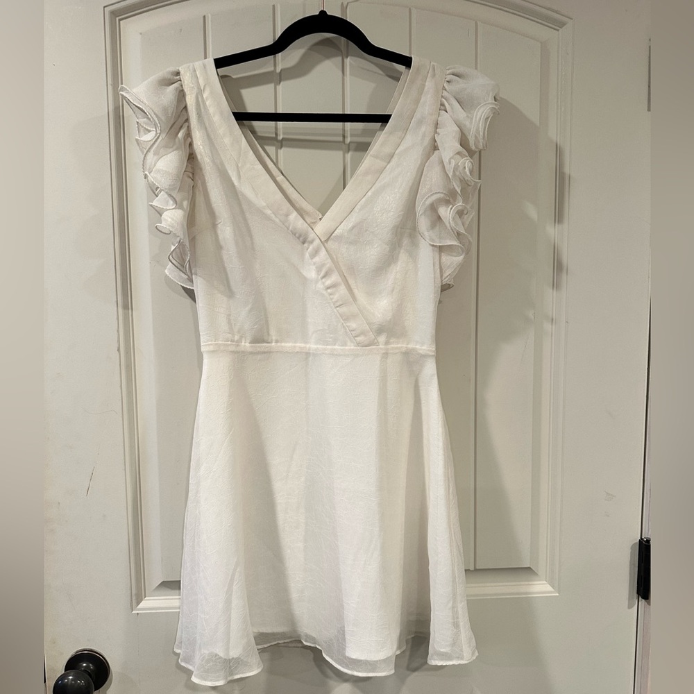 Anthropologie by Arc & Co. white dress. Size small.